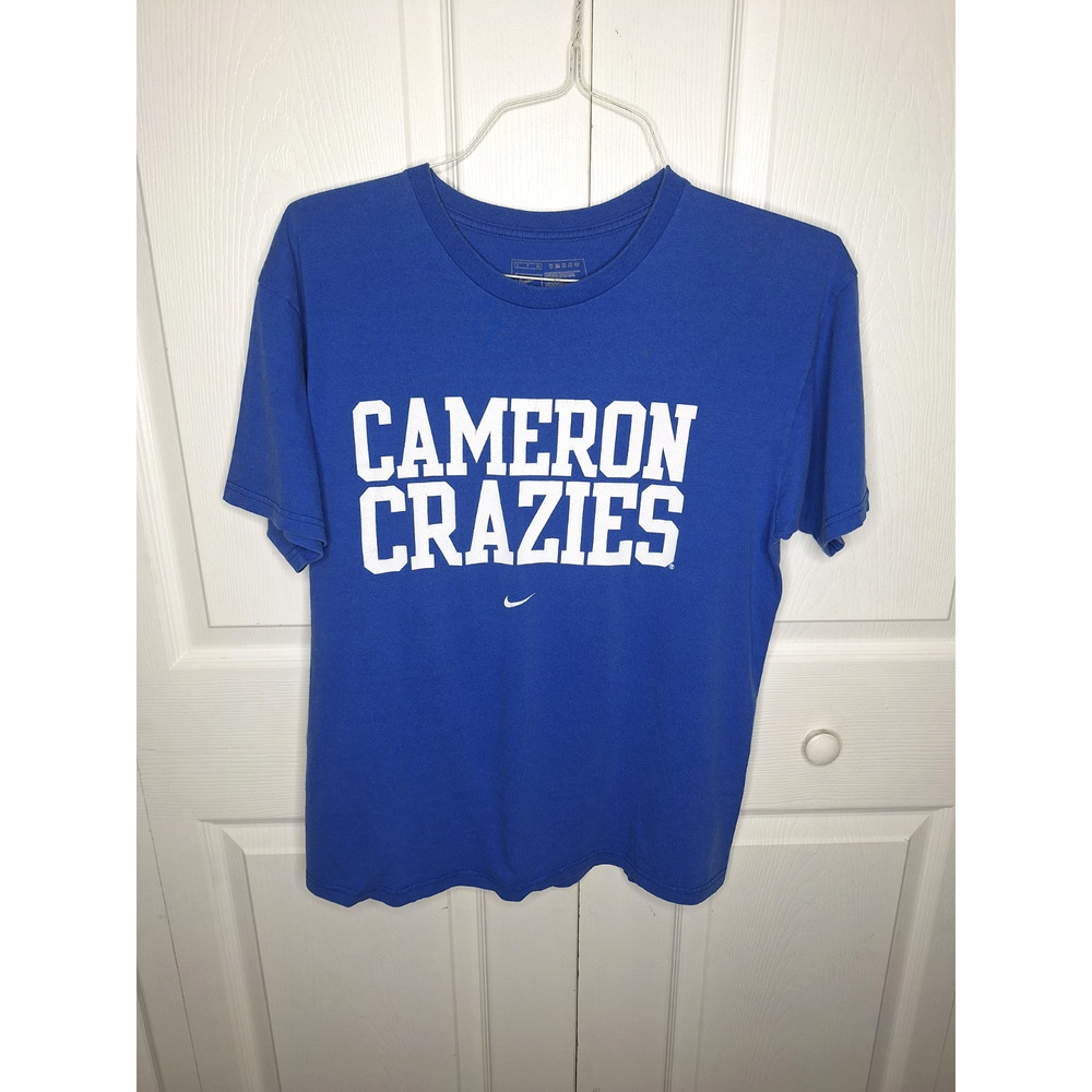 Nike Duke Blue Devils Cameron Crazies Basketball T Shirt size Small